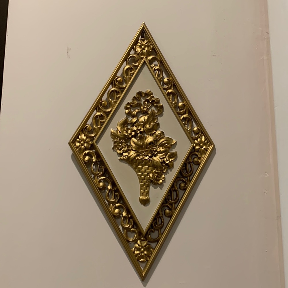 Vintage Syroco wall art